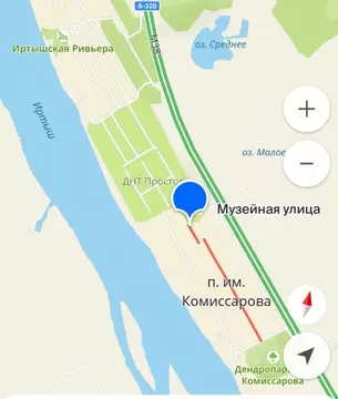 Участок в Омская область, Омский район, Усть-Заостровское с/пос, пос. ...