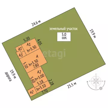 Дом в Орёл, Калужская улица (70 м)