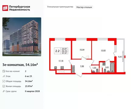 2-к кв. Ленинградская область, Всеволожский район, Свердловское ...
