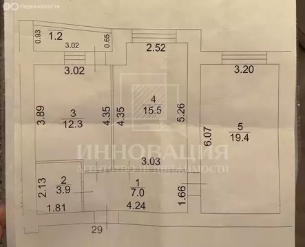 2-комнатная квартира: Самара, улица Гастелло, 4 (62 м)
