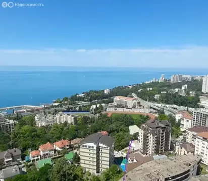 Квартира-студия: Сочи, микрорайон Бытха, улица Бытха, 41 (35 м)