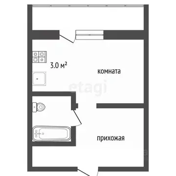 Студия Челябинская область, Миасс просп. Макеева, 81 (26.0 м)