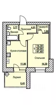 1-к кв. Ярославская область, Ярославль Северный жилрайон, 9-й мкр,  ...