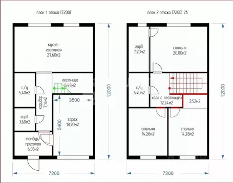 Коттедж в Башкортостан, Октябрьский Отрадная ул. (120 м)