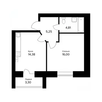 1-к кв. Ярославская область, Ярославль пос. Норское, Норские ...