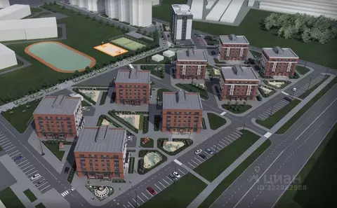 2-к кв. Липецкая область, Липецк ул. Василия Саунина, 2 (53.53 м)