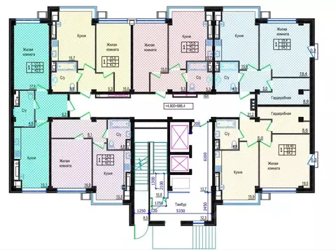 1-к кв. Ставропольский край, Лермонтов Резиденция жилой комплекс (41.3 ...