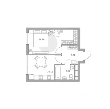 1-к кв. Москва 2-й Грайвороновский проезд (34.3 м)