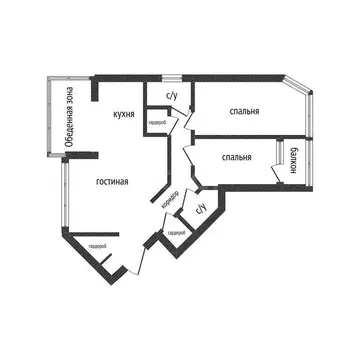 3-комнатная квартира: Краснодар, микрорайон Юбилейный, бульвар Клары ...