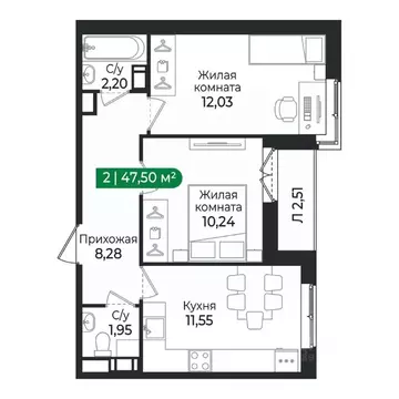 2-к кв. Ленинградская область, Сертолово Всеволожский район, Сертолово ...