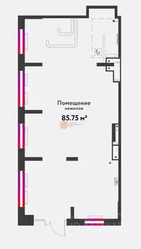 Помещение свободного назначения в Тюменская область, Тюмень ул. 50 лет ...