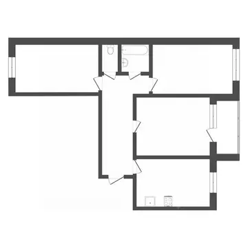 3-к кв. Тюменская область, Тюмень Заречный проезд, 6к1 (62.0 м)