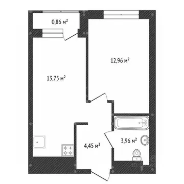 2-к кв. Башкортостан, Уфа ул. Энтузиастов, 15 (37.0 м)