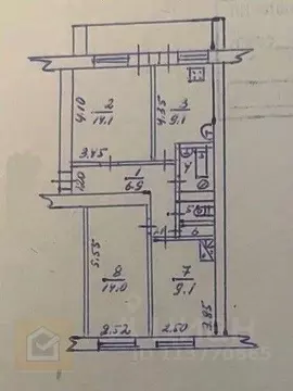 3-к кв. Крым, Белогорск ул. Русская, 4 (63.0 м)