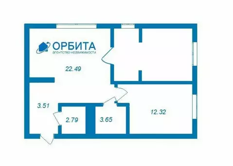 2-комнатная квартира: Тюмень, Краснооктябрьская улица, 14 (58.9 м)