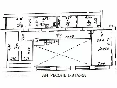 Торговая площадь в Москва Ленинградский просп., 27 (207 м)