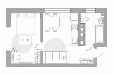2-к кв. Башкортостан, Уфа ул. Менделеева, 158 (37.1 м)