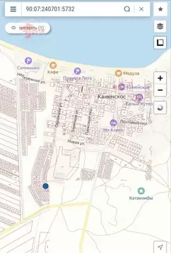 Участок в Крым, Ленинский район, Семисотское с/пос, с. Каменское  (6.0 ...