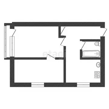 2-к кв. Смоленская область, Дорогобужский муниципальный округ, ...