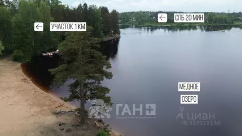 Участок в Ленинградская область, Всеволожский район, Юкковское с/пос, ...