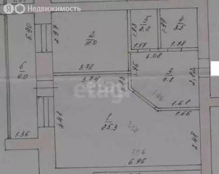 1-комнатная квартира: Казань, 2-я Азинская улица, 3В (50 м)