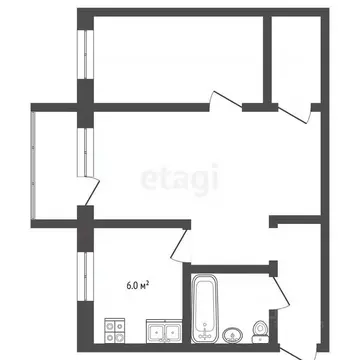 2-к кв. Владимирская область, Муром Московская ул., 40а (43.6 м)