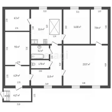 Дом в Вологодская область, Бабушкинский муниципальный округ, д. ...