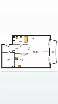 1-к кв. Ленинградская область, Кудрово г. Всеволожский район, ...