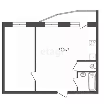 2-к кв. Тамбовская область, Тамбов Мичуринская ул., 128В (63.1 м)