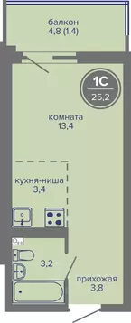 Студия Пермский край, Пермь ш. Космонавтов, 309Ак1 (25.2 м)