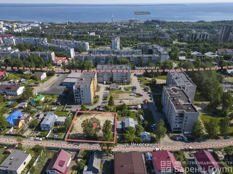 Участок в Карелия, Петрозаводск ул. Челюскинцев (10.0 сот.)