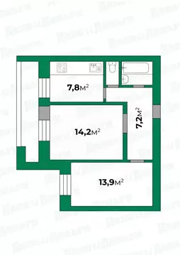 2-к кв. Кировская область, Киров Производственная ул., 10 (46.9 м)