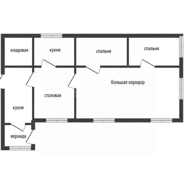 Дом в Брянская область, Комаричи рп ул. Калинина (44 м)