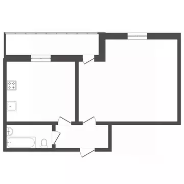 1-к кв. Пермский край, Пермь ул. Фрезеровщиков, 94 (33.6 м)