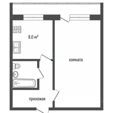 1-к кв. Томская область, Томск Черемошники мкр, ул. Профсоюзная, 16/2 ...