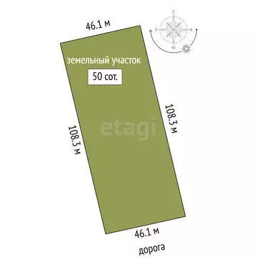 Участок в Старый Крым, 5-й переулок (50 м)