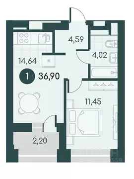 1-к кв. Курганская область, Курган Малиновые высоты жилой комплекс ...