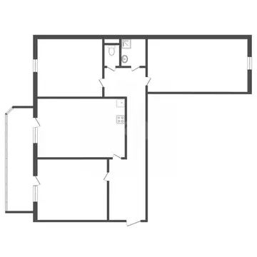 3-к кв. Тюменская область, Тюмень Широтная ул., 173 (91.4 м)