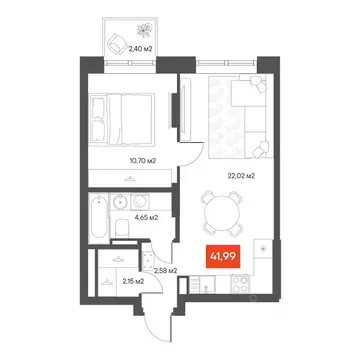 1-к кв. Новосибирская область, Новосибирск Академгородок мкр, ул. ...