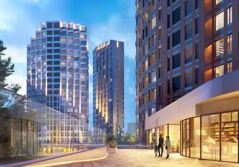 1-к кв. Москва Нагатинская наб., 4Бк2 (45.3 м)