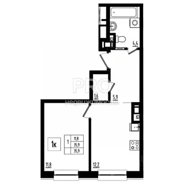 1-к кв. Ярославская область, Ярославль Мелодия Леса жилой комплекс ...