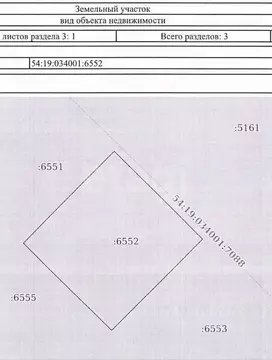 Участок в Новосибирская область, Новосибирский район, Толмачевский ...