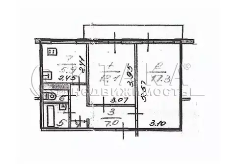 2-к кв. Псковская область, Псковский район, Тямшанская волость, д. ...
