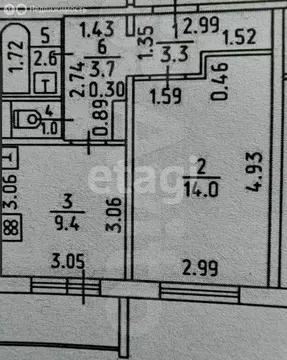 1-комнатная квартира: Ижевск, улица Е.М. Кунгурцева, 20 (39 м)