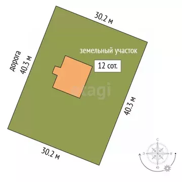 Участок в Татарстан, Альметьевск ул. Новоселов, 21 (6.0 сот.)