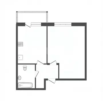 1-к кв. Ярославская область, Ярославль ул. Ползунова, 4 (41.2 м)