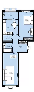 2-к кв. Дагестан, Дербент Камеллия жилой комплекс (71.09 м)