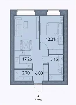 1-к кв. Брянская область, Брянский район, пос. Мичуринский, ...