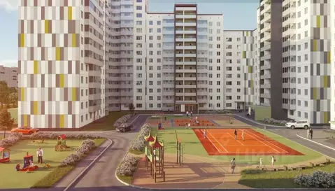 2-к кв. Пермский край, Пермь ул. Гашкова, 56к1 (41.72 м)