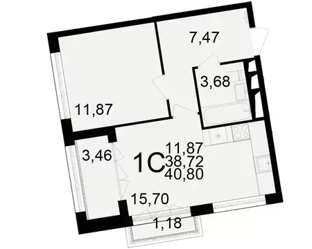 1-к кв. Рязанская область, Рязань Братиславский мкр, Вместе жилой ...